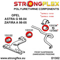 Front wishbone rear bush