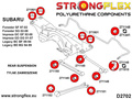 Front & rear anti roll bar bush