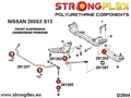 Front inner track control arm bush 34mm SPORT