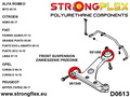 Front wishbone front bush