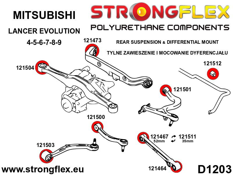 Full suspension bush kit