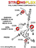 Front suspension bush kit SPORT
