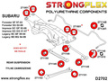 Rear suspension bush kit
