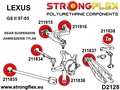 Rear track control arm Inner bush