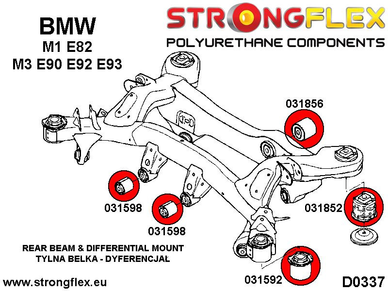Full suspension bush kit SPORT