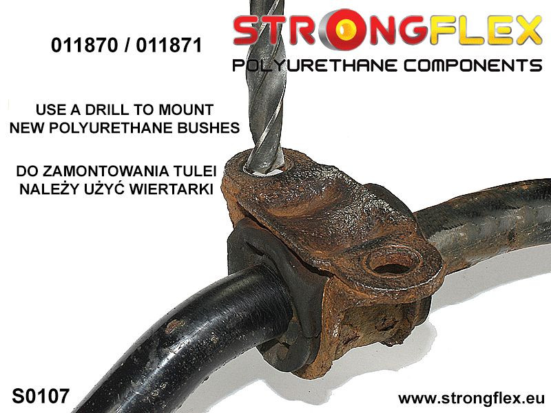 Front anti roll bar bush