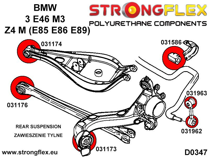 Full suspension bush kit SPORT