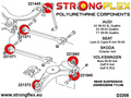 Rear tie bar to hub bush SPORT
