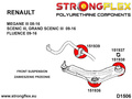 Front lower arm - rear bush 70mm SPORT