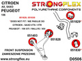 Front anti roll bar link bush SPORT