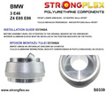 Front lower arm bushes - eccentric 66mm SPORT
