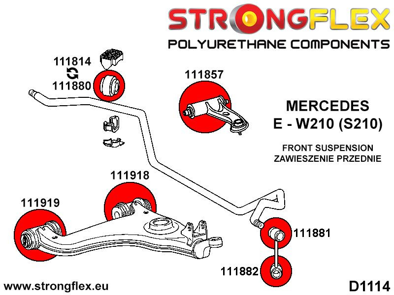 Full suspension bush kit