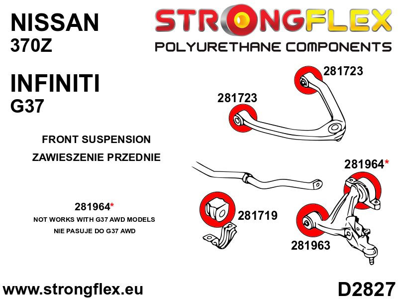 Full suspension bush kit SPORT