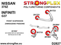 Front suspension bush kit SPORT