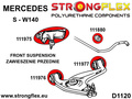 Front suspension bush kit SPORT