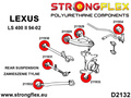 Rear suspension bush kit