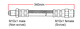 Brake hose Front Volvo 240 / 740 / 940 with S60R / V70R 4-piston brake caliper