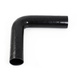 Silicone hose Black 90 Degree Long legs 0,625'' (16mm)