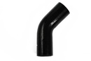 Silicone hose Black 45 Degree 1,875'' (48mm)