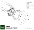 ADAPTER PLATE Mercedes M104 / OM605 / OM606