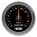 Innovate Analog MTX-A (EGT) Gauge Kit, Black Dial