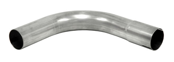Bent exhaust tube 90° 2,5" Stainless (63mm)