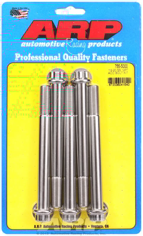 ARP Bolt Kit 1/2-20 x 5.000 SS 12PT