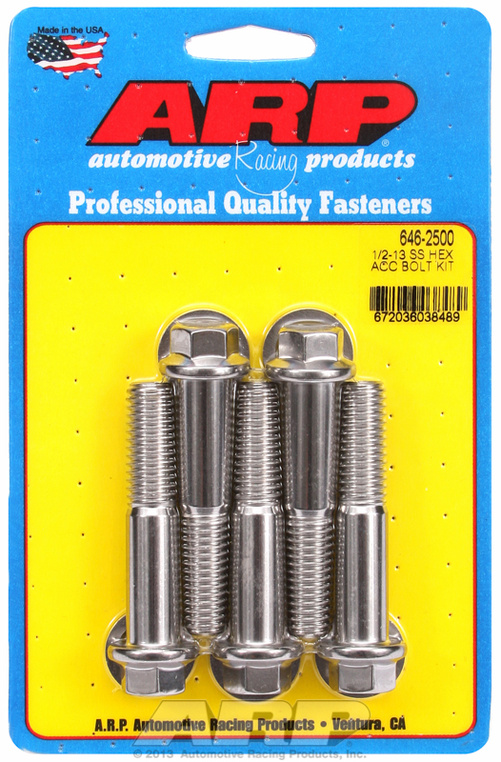 ARP Bolt Kit 1/2-13 X 2.500 SS Hex