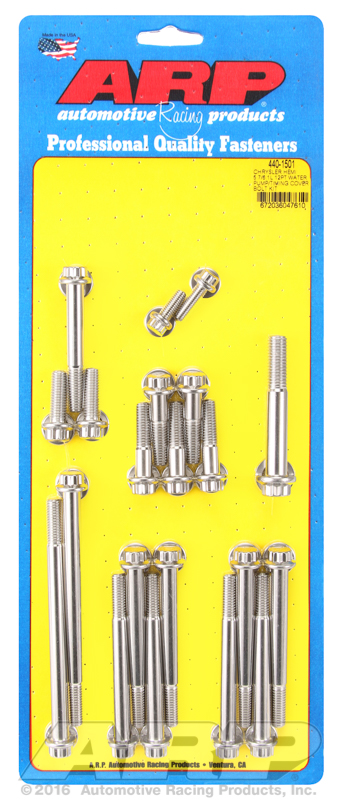 ARP Chrysler hemi 5.7/6.1L SS 12pt WP/timing cover bolt kit