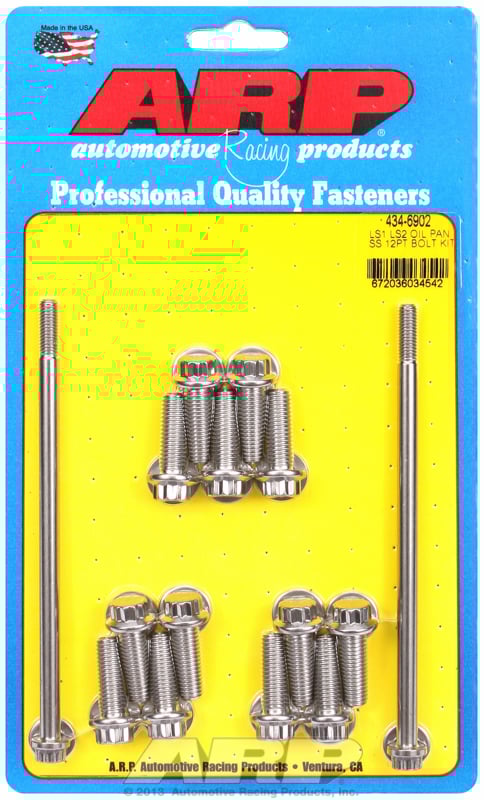 LS1 LS2 SS 12pt oil pan bolt kit