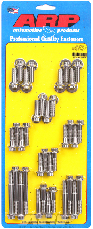 SB Tuned Port complete SS 12pt intake manifold bolt kit