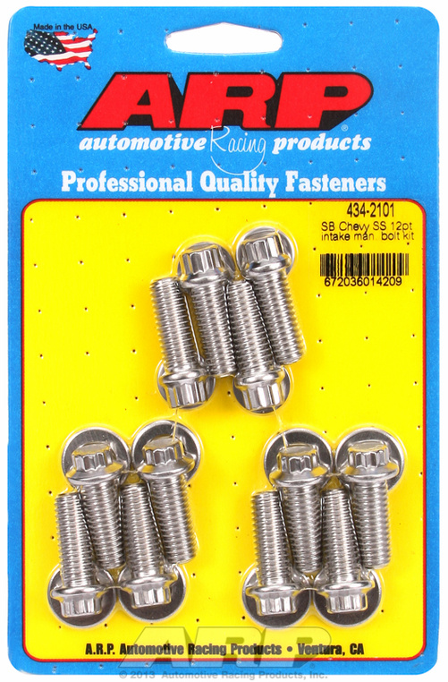 SB Chevy SS 12pt intake manifold bolt kit