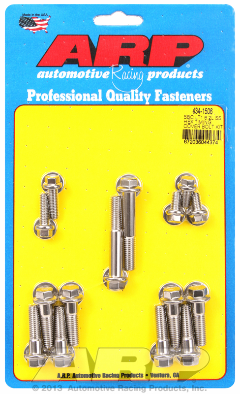ARP Timing Cover Bolt Kit Chevy SB LT1 6.2L SS Hex