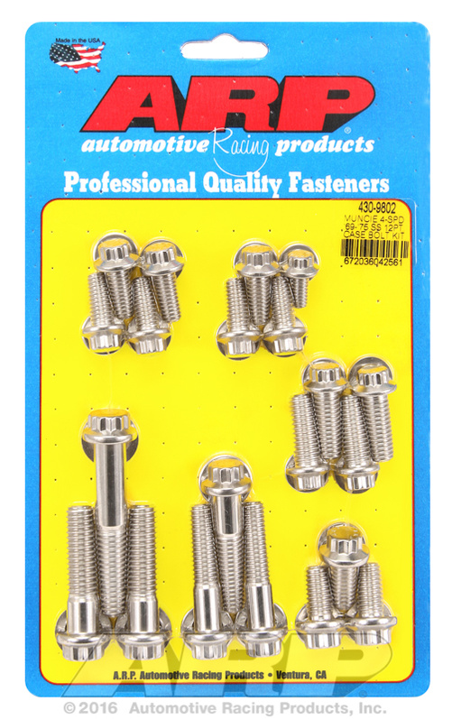 Muncie 4-SPD '69-75 SS 12pt case bolt kit