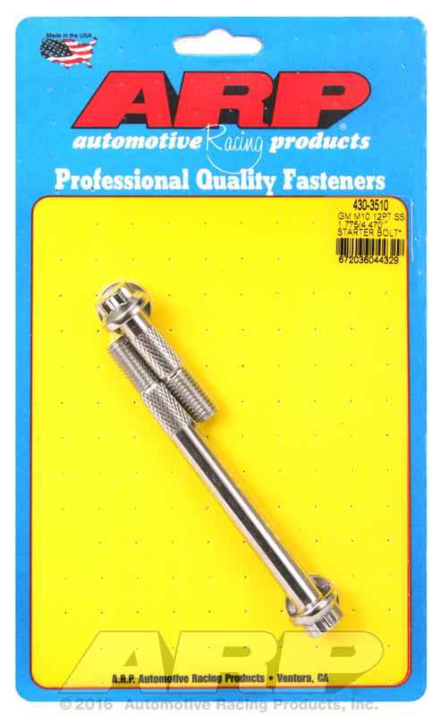 ARP Starter Bolt Kit Chevy w/ Long & Short M10 SS 12PT