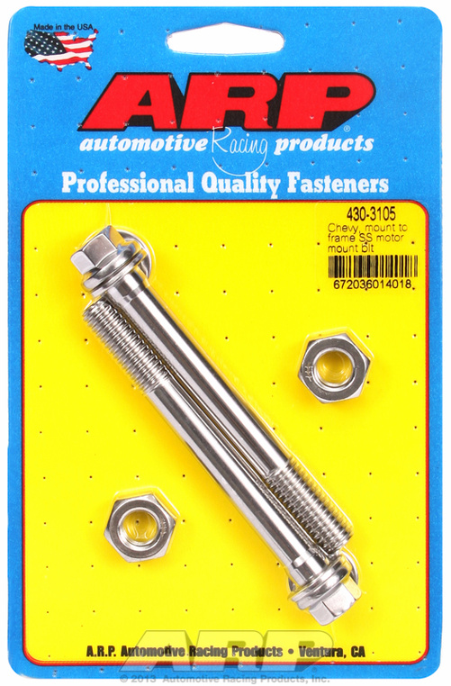 Chevy mount to frame. SS motor mount bolt kit