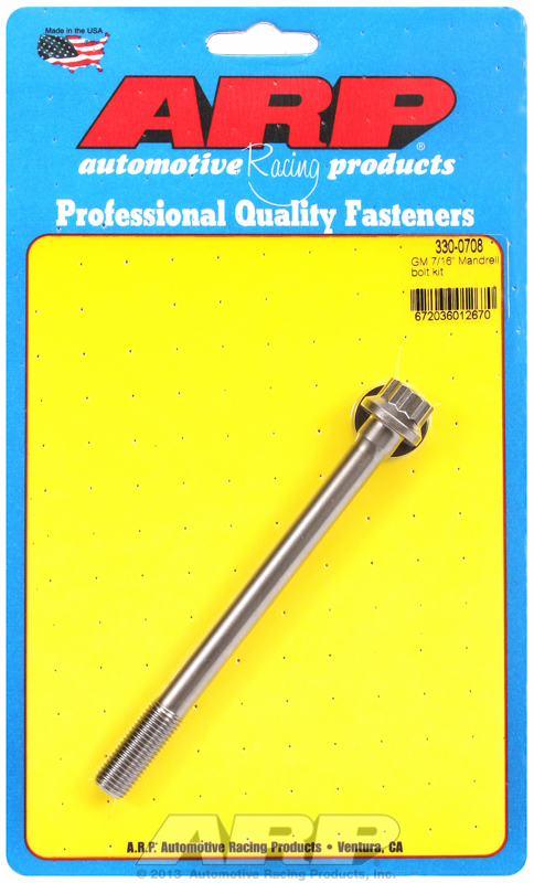 "GM 7/16"" Mandrel bolt kit"