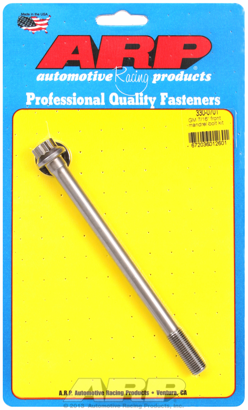 "GM 7/16"" front Mandrel bolt kit"