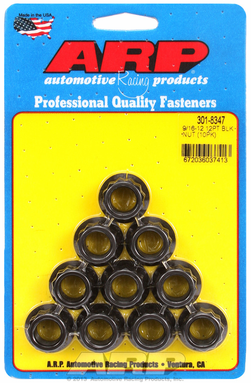 9/16-12 12pt nut kit (10pcs)