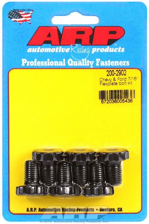 ARP Bolts to Flexplate Chevrolet 90° V6 & 265-454 V8 with 2 piece rear seal