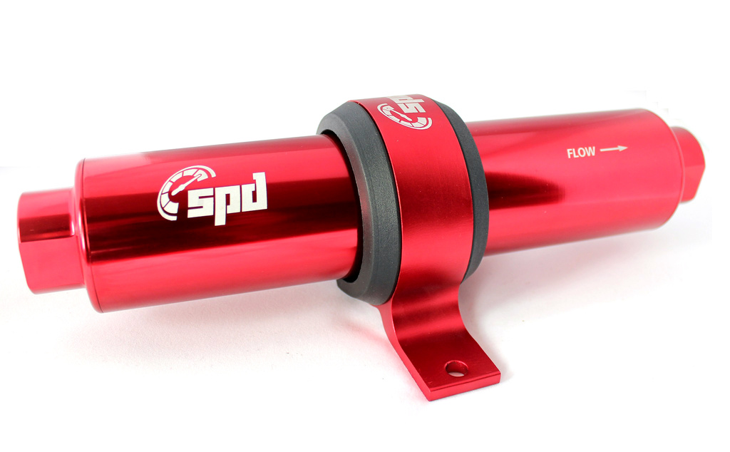 SPD Fuel filter V2 10 micron E85 red