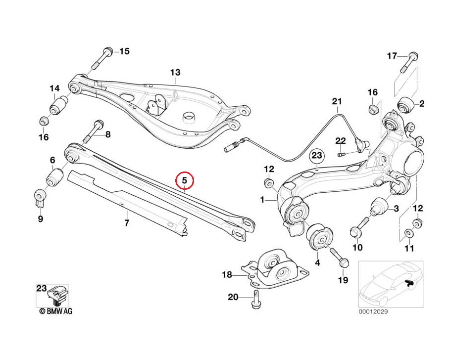 BMW E36 E46 Z4 Adjustable Camber Arms Rear (ALU)