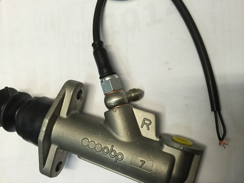 Banjo straight short AN3 (10mm) Stainless Steel