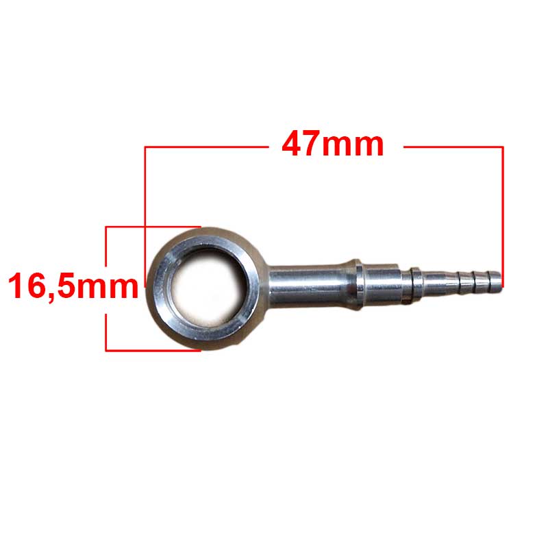 Banjo 10mm straight Stainless Steel