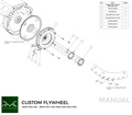 PMC Adapter Kit BMW M62 S62 - BMW M57 / E46 S54 M3 - 240mm / 9.45"