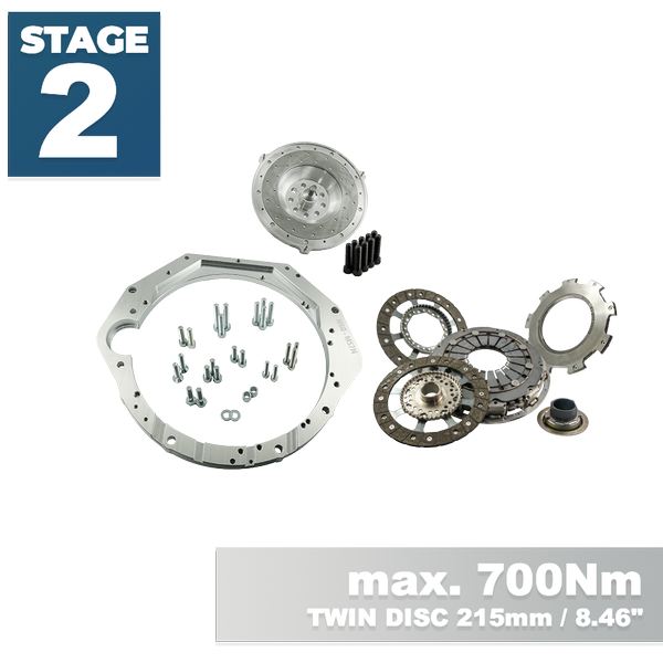 PMC STAGE 2 BMW M62 S62 - BMW M57N HGU HGK - 228mm / 8.98"