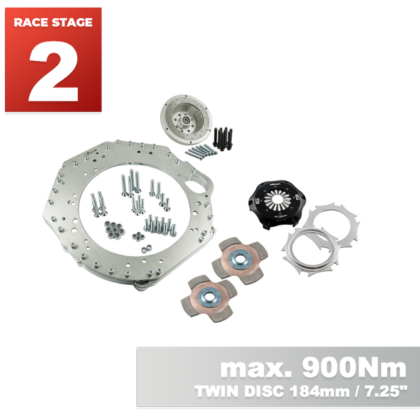 PMC RACE STAGE 2 GM Chevrolet LSX - BMW M57N HGD JGA - 184mm 7.25" (P)