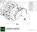 PMC Adapter Kit GM Chevrolet LS - Nissan 350Z Z33 370Z Z34 - 250mm / 9.84"
