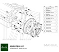 PMC Adapter Kit Honda K - Mazda RX-8 6-speed - 240mm / 9.45"
