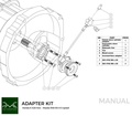 PMC Adapter Kit Honda S2000 - Mazda RX-8 5-speed - 240mm / 9.45"